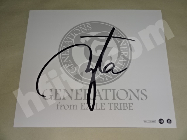 GENERATIONS 佐野玲於直筆サイン すわら