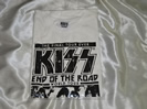 KISS 地獄の白Tシャツ END OF THE ROAD キッス