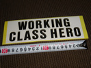 WORKING CLASS HEROステッカー