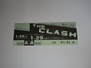 THE CLASHの半券チケット買い取りました