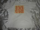 当店が過去に買取したRADIOHEAD レディオヘッド CREEP歌詞 Tシャツ画像