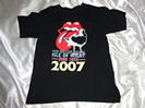 ザ・ローリング・ストーンズ2007 ISLE OF WIGHT Tシャツ買取価格帯