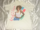 ホイットニー・ヒューストンのビンテージTシャツ(C)1987 バックプリントなし
