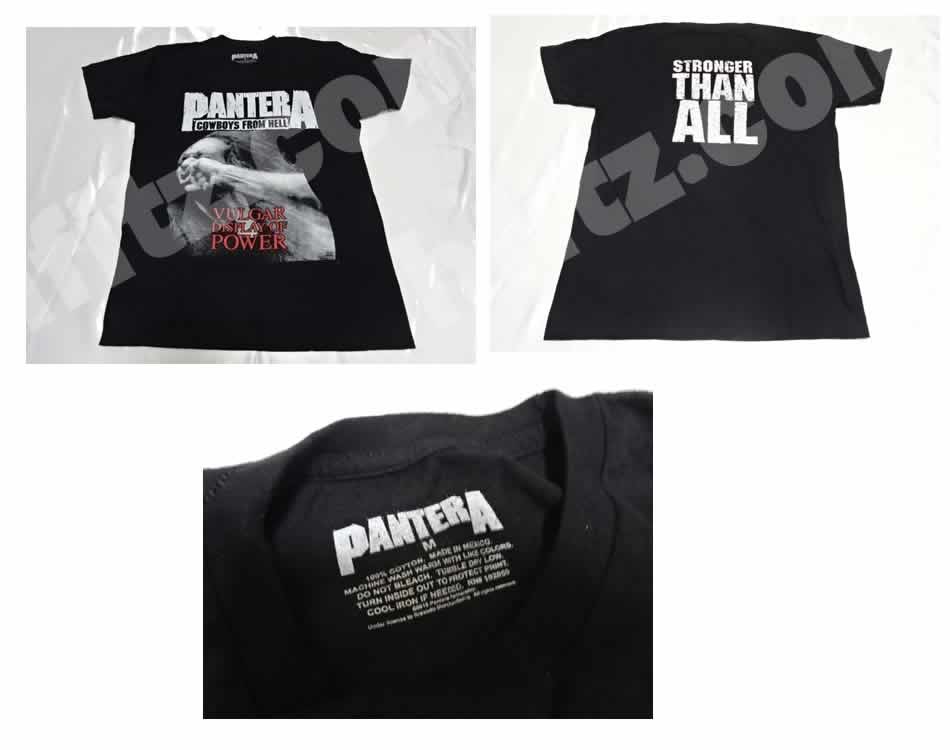 PANTERA（パンテラ）Tシャツ復刻 STRONGER THAN ALL