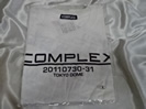 COMPLEX Tシャツ 2011年 東京ドーム公演グッズ
