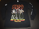 KISS 怪人のロングスリーブTシャツ END OF THE ROAD XLサイズ