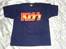 KISS　(C)1999　Tシャツ Lサイズ　紺色　バックプリントなし