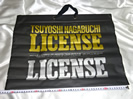 長渕剛の過去に買取したLICENSEのショッピングバッグ