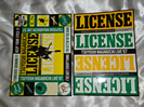 長渕剛のLICENSEのステッカー