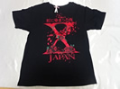 X JAPANの過去に買取した公式グッズの紅に染まった夜Tシャツ
