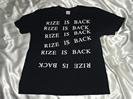 RIZE IS BACK Tシャツ