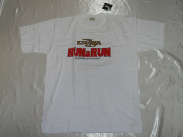 矢沢永吉　未着用のRUN&RUN Tシャツ COMPANY　紙タグあり