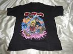 （c)1991　Tシャツ　L BROCKUM(黒タグ） モトリー・クルー