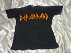デフ・レパード　PYROMANIA Tシャツ　XLサイズ　クロスワード柄