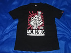 マキシマム ザ ホルモン耳噛じるTシャツ黒
