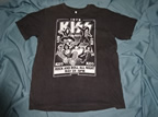 KISS 1975安価なレプリカ Tシャツ