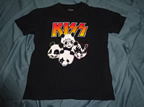 KISS パンダ Tシャツ　タグ：winterland(2007)