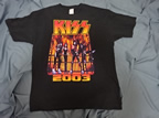 KISS HOTTER THAN HELL2003 Tシャツ XLサイズ