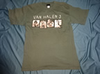 VAN HALEN c1998 Tシャツ　ディープグリーン