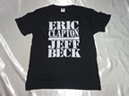 ジェフベック＆エリッククラプトン ジョイントライブTシャツ