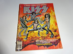MARVELから1977年に出版されたKISS公認のコミック雑誌です。メンバーの血液が赤インクに混ぜられ印刷されています。
