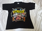 Guns N' Roses ガンズ・アンド・ローゼズ Tシャツ Lサイズ　BROCKUM　(c)1990 USA製買取価格帯