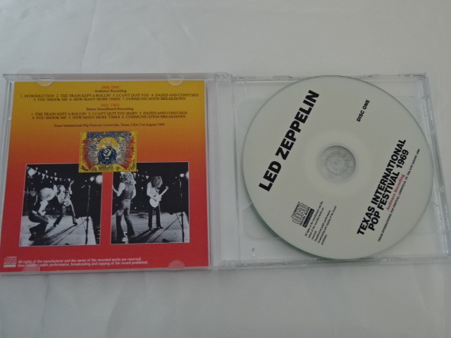 �y2CD-R�z���b�h�E�c�F�b�y���� LED ZEPPELIN / 1969 TEXAS INTERNATIONAL POP FESTIVAL