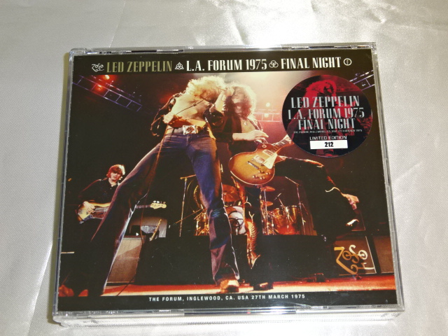 �y�v���X3CD�z���b�h�E�c�F�b�y���� Led Zeppelin / LA Forum 1975 Final Night