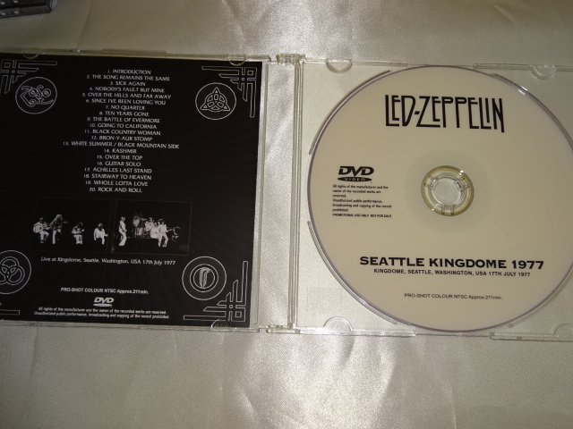 yXP[X1DVD-RzbhEcFby LED ZEPPELIN SEATTLE KINGDOM 1977