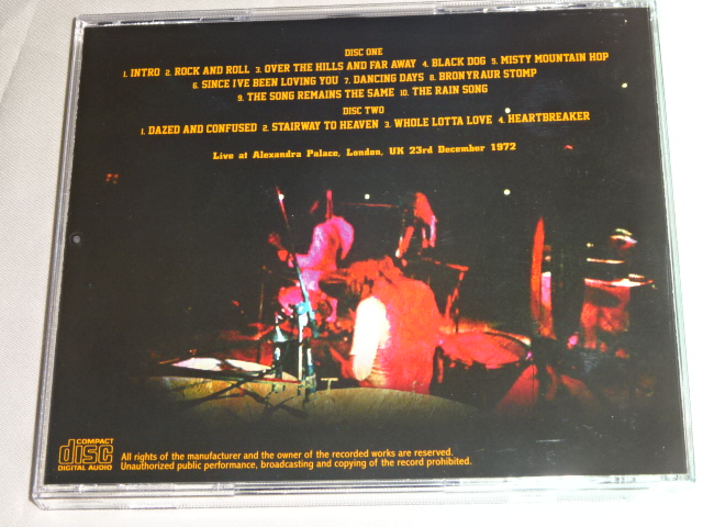 yvX2CDzbhEcFby LED ZEPPELIN / Alexandra Palace 1972 2nd Night