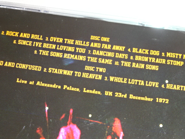 yvX2CDzbhEcFby LED ZEPPELIN / Alexandra Palace 1972 2nd Night