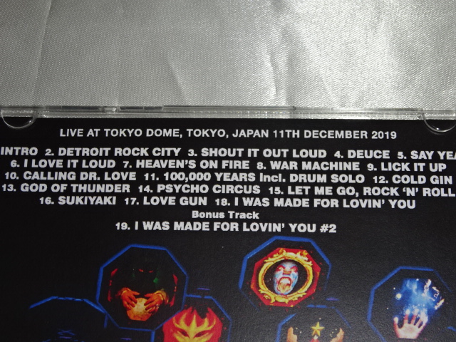 �y�X�����P�[�X1DVD-R�zKISS / END OF THE ROAD TOKYO DOME 2019 JAPAN TOUR