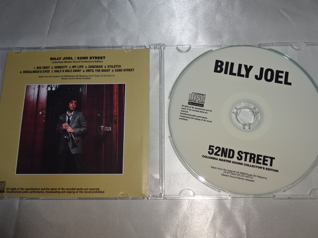r[EWG BILLY JOEL - 52nd Street US SBM CD Master Sound