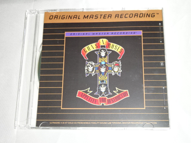 �y�X�����P�[�X1CD-R�zGuns N' Roses Appetite for Destruction Original Mobile Fidelity Sound Lab