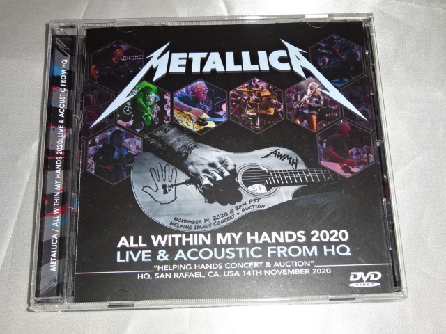 y1DVD-Rz^J METALLICA/ALL WITHIN MAY HANDS BENEFIT 2020