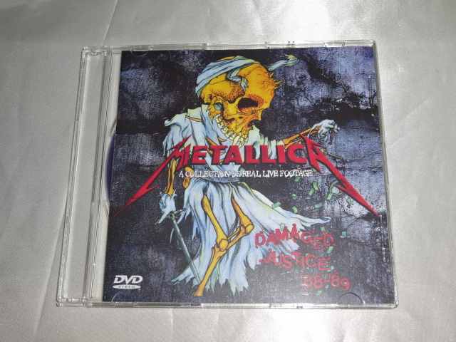 yXP[X1DVD-Rz^J METALLICA / DAMAGED JUSTICE 88-89