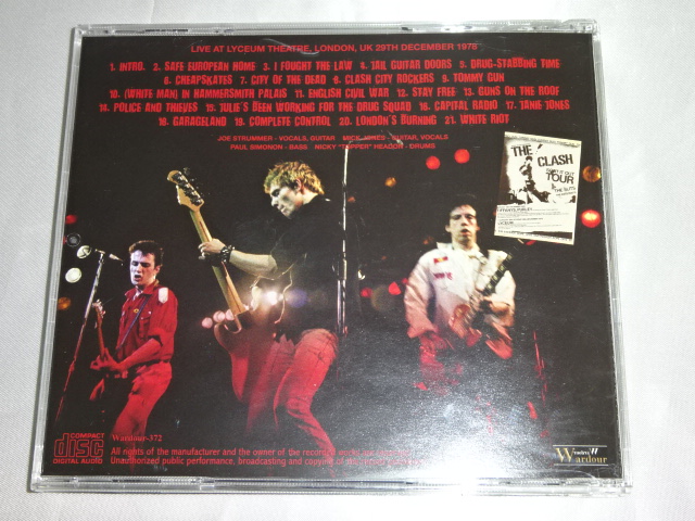 �y�v���XCD�zTHE CLASH �U�E�N���b�V�� / LYCEUM 1978