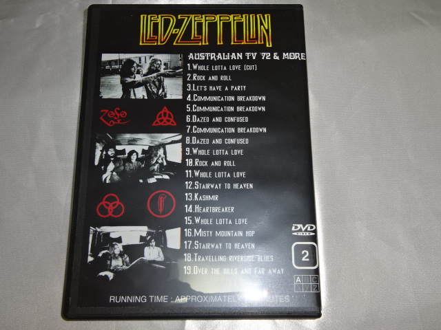 �y1DVD-R�z���b�h�E�c�F�b�y���� LED ZEPPELIN / AUSTRALIAN TOUR 1972 & MORE