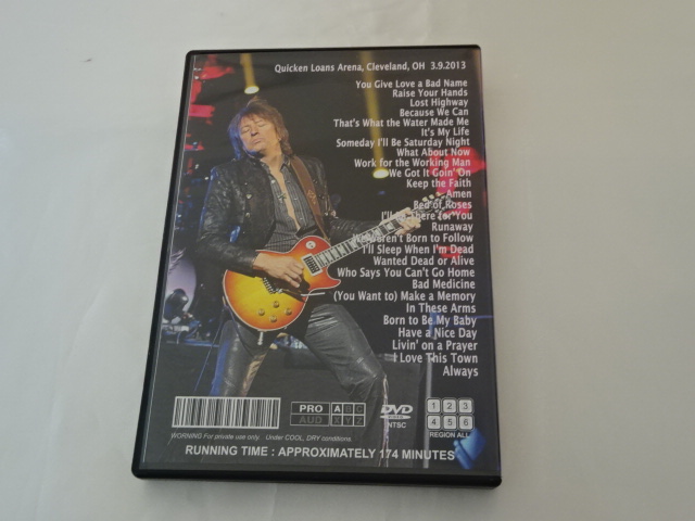 �y1DVD-R�z�{���E�W�����B BON JOVI / �N���[�u�����h 3.9.2013