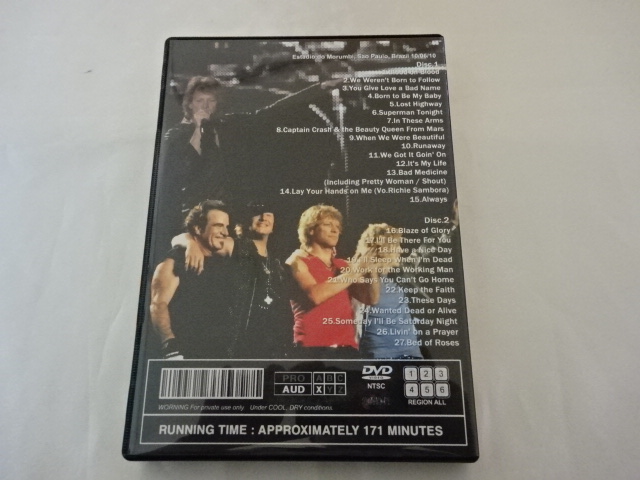 �y2DVD-R�z�{���E�W�����B BON JOVI / �u���W���E�T���p�E�� 10.6.2010