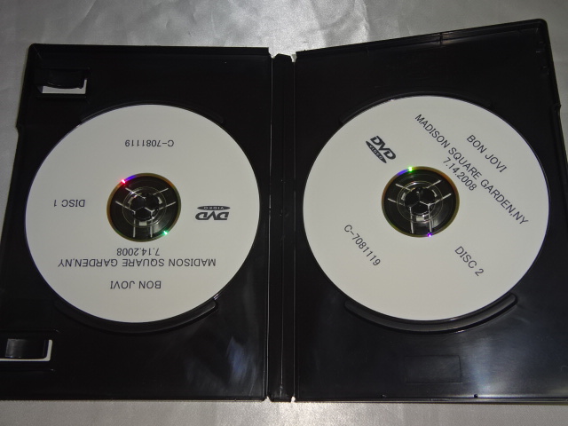 �y2DVD-R�z�{���E�W�����B BON JOVI / MADISON SQUARE GARDEN , NY 7.14.2008