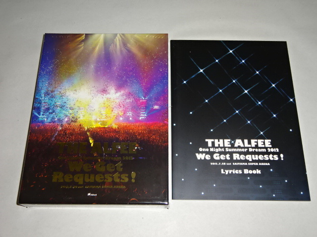 THE ALFEE 未開封DVD We Get Requests! リリックブック付き アルフィーDVD