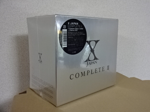 未開封品 X JAPAN COMPLETE II コンプリート2 7CD+5DVD+2ボーナスDVD