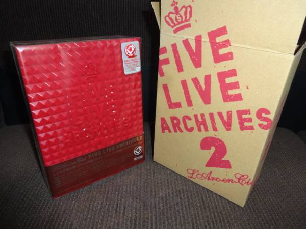 ラルクアンシエル 未開封DVD FIVE LIVE ARCHIVES2完全生産限定盤