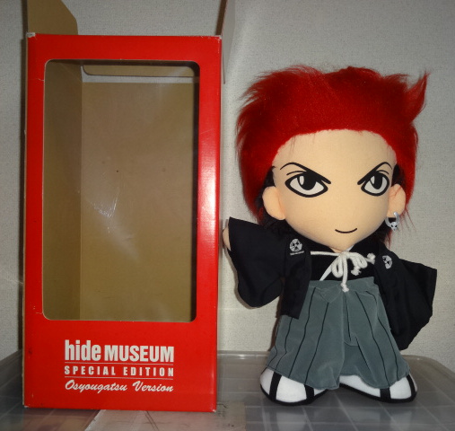 hide（X-JAPAN） MUSEUM 限定 特大ぬいぐるみ 正月Ver.