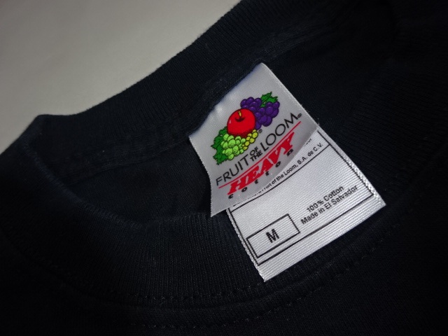 FRUIT OF THE LOOM（フルーツオブザルーム）Tシャツタグ