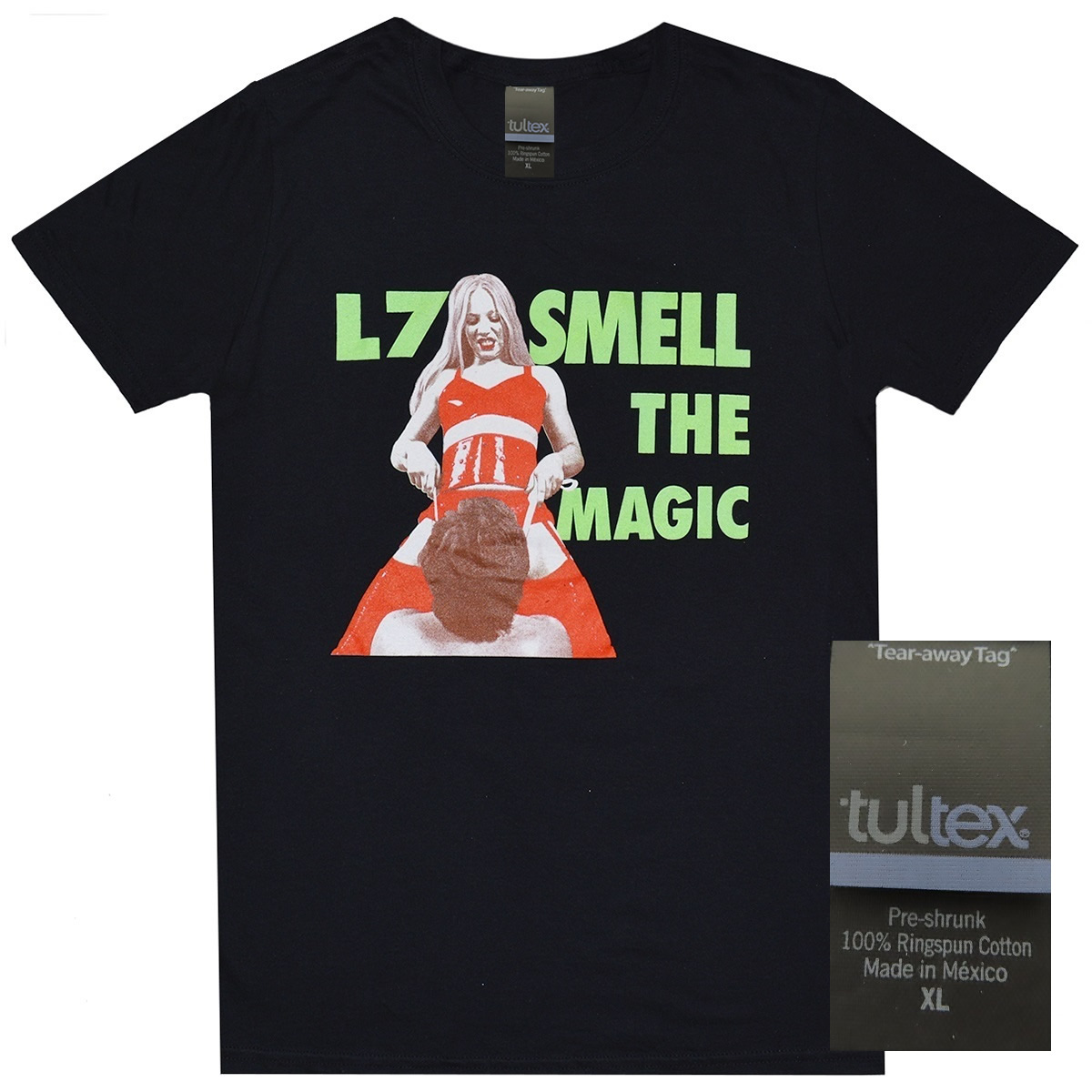 L7 レプリカTシャツSMELL THE MAGIC tultexタグ