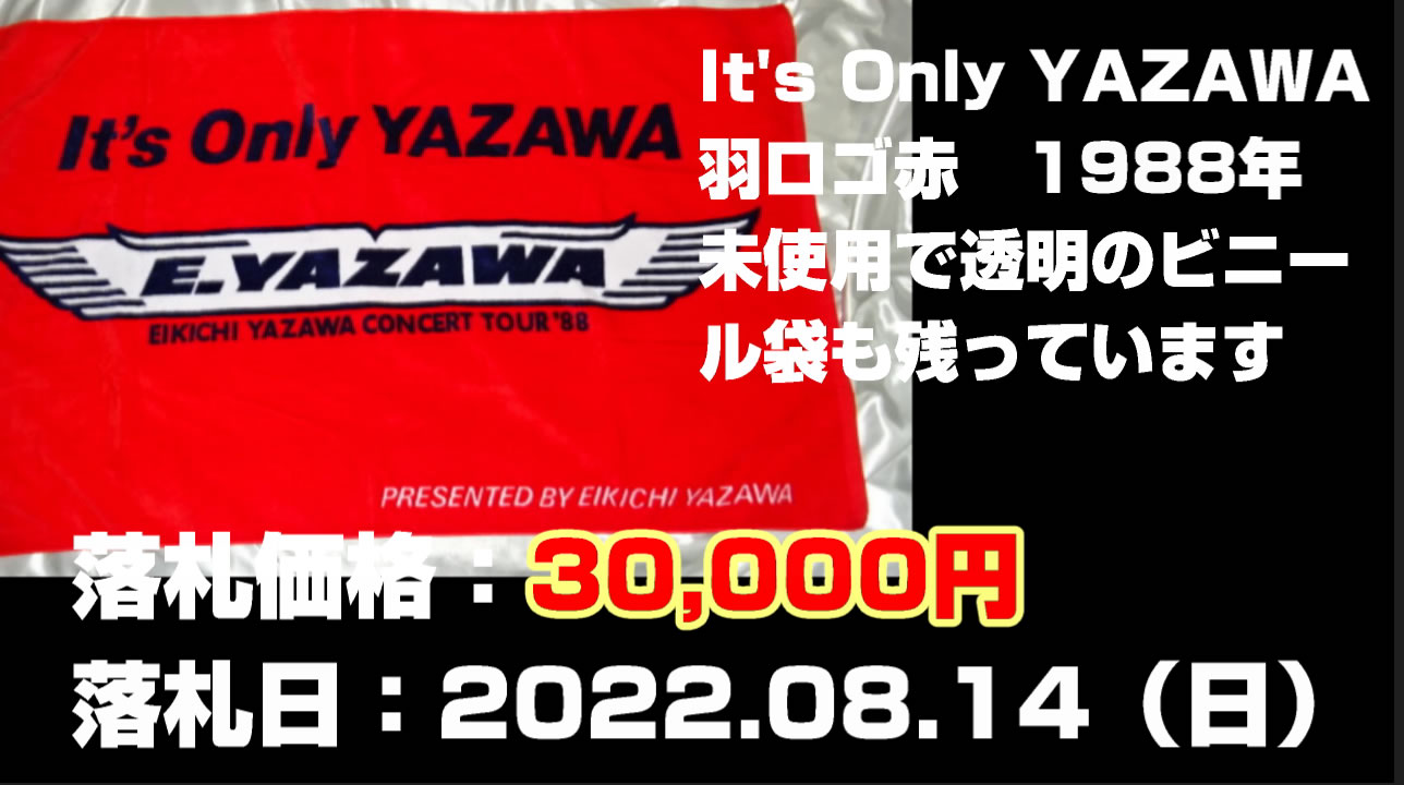 矢沢永吉ビーチタオルIt's Only YAZAWA買取