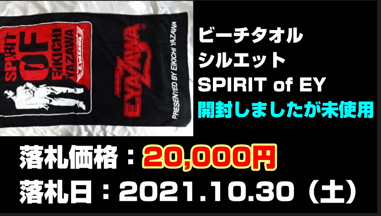 矢沢永吉ビーチタオルシルエット　SPRIT of EY買取